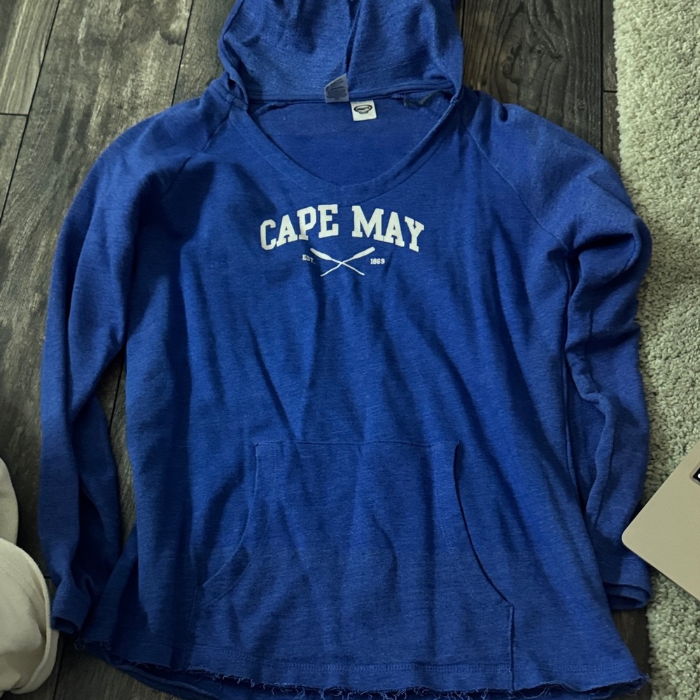 Cape May Blue Hoodie Sweatshirt